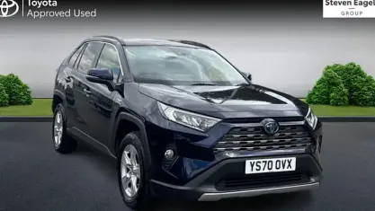 Used Toyota RAV4 Hybrid 218 HP (160 kW) 2020 Blue SUV