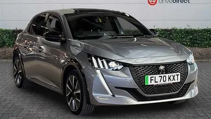 Used Peugeot e-208 GT-line 100 kW (137 HP) 2020 Grey Hatchback