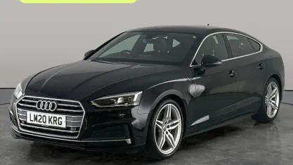 Used Audi A5 Sportback S-Line 190 HP (139 kW) 2020 Black Hatchback