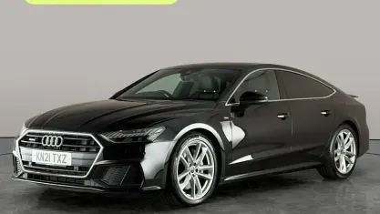 Usado Audi A7 Sportback S-Line 299 CV (219 kW) 2021 Negro Utilitario