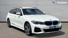 Alpine white Used 2021 BMW 330e M Sport Estate | £23,846 (Fair price)