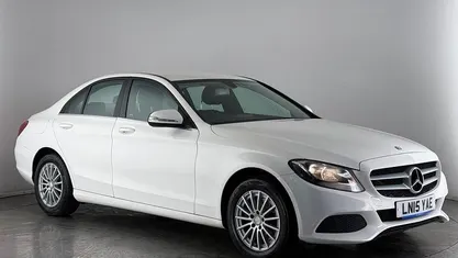 White Used 2015 Mercedes C220 Executive Sedan | £8,650 (Super price)