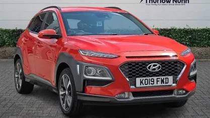 Used Hyundai Kona Premium 120 HP (88 kW) 2019 Orange SUV