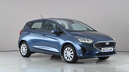 Begagnad Ford Fiesta Trend 75 HK (55 kW) 2021 Blå Halvkombi