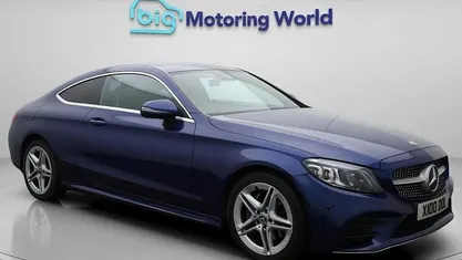 Blue Used 2020 Mercedes C220 AMG Line Premium Coupe | £17,576 (Good price)