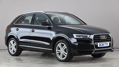 Używany Audi Q3 S-Line 150 KM (110 kW) 2018 Czarny SUV