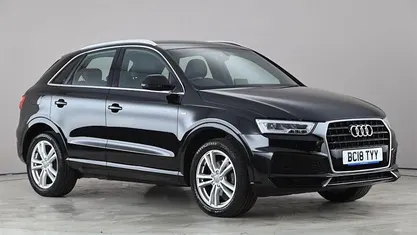 Begagnad Audi Q3 S-Line 150 HK (110 kW) 2018 Svart SUV