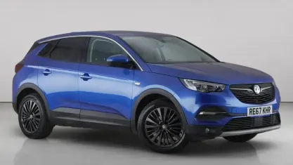 Used Vauxhall Grandland X S 131 HP (96 kW) 2018 Blue SUV