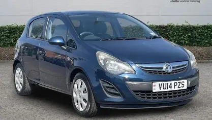 Used Vauxhall Corsa Design Edition 101 HP (74 kW) 2013 Blue Hatchback