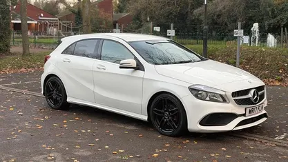 White Used 2017 Mercedes A200 AMG line Hatchback | £9,995 (Fair price)