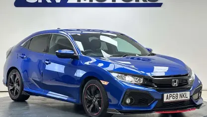 Used Honda Civic SR 126 HP (92 kW) 2018 Blue Hatchback
