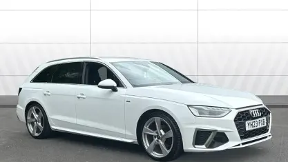 Used Audi A4 S-Line 150 HP (110 kW) 2023 White Estate