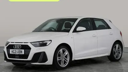Used Audi A1 Sportback S-Line 95 HP (69 kW) 2021 White Hatchback