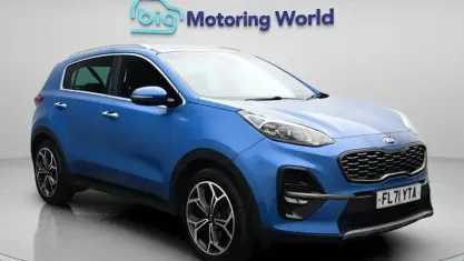 Used Kia Sportage GT-Line 136 HP (100 kW) 2021 Blue SUV