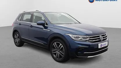 Blue Used 2022 VW Tiguan Elegance SUV | £24,849 (Fair price)