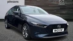Blue Used 2021 Mazda 3 Inclusive Hatchback | £13,929 (Fair price)