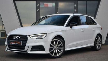 Używany Audi A3 Sportback Black Edition 150 KM (110 kW) 2019 Biały Hatchback