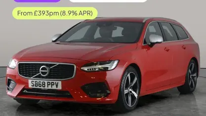 Used Volvo V90 R-Design 190 HP (139 kW) 2018 Red Estate