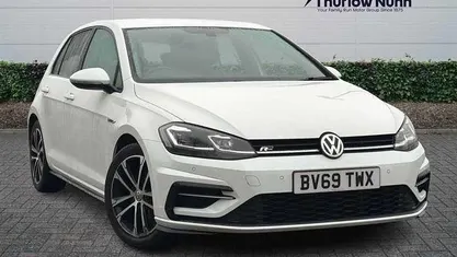 Used VW Golf VII R-line 150 HP (110 kW) 2019 White Hatchback