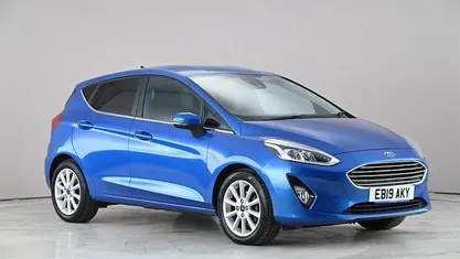 Used Ford Fiesta Titanium 125 HP (91 kW) 2019 Blue Hatchback
