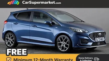 Used Ford Fiesta ST-Line 101 HP (74 kW) 2022 Blue Hatchback