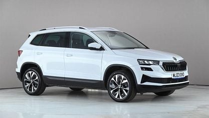 Gebraucht Skoda Karoq SE L 150 PS (110 kW) 2023 Weiß SUV