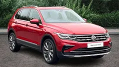 Red Used 2021 VW Tiguan Elegance SUV | £23,495 (Fair price)