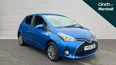 Blue Used 2016 Toyota Yaris Hatchback | £9,197 (Fair price)