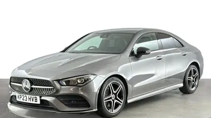 Used Mercedes CLA200 AMG Line Premium 163 HP (119 kW) 2023 Grey Coupe