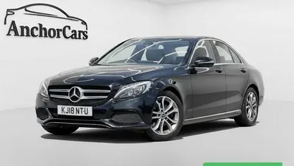 Used Mercedes C220 Premium Plus 170 HP (125 kW) 2018 Black Sedan