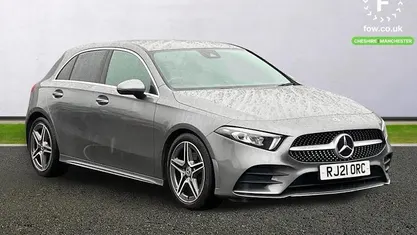 Used Mercedes A180 AMG line 136 HP (100 kW) 2020 Grey Hatchback