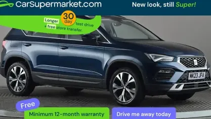Begagnad Seat Ateca SE Technology 110 HK (80 kW) 2023 Blå SUV