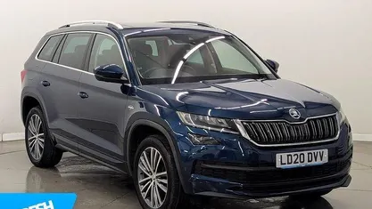 Used Skoda Kodiaq LAURIN & KLEMENT 190 HP (139 kW) 2020 Blue SUV