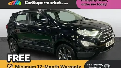 Used Ford Ecosport Zetec 125 HP (91 kW) 2018 Black SUV