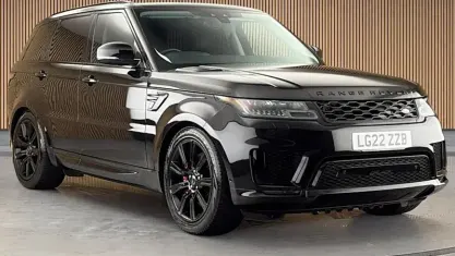 Used Land Rover Range Rover Sport Dynamic 404 HP (297 kW) 2021 Santorini black SUV