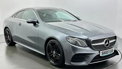 Used Mercedes E220 AMG line 194 HP (142 kW) 2019 Grey Coupe