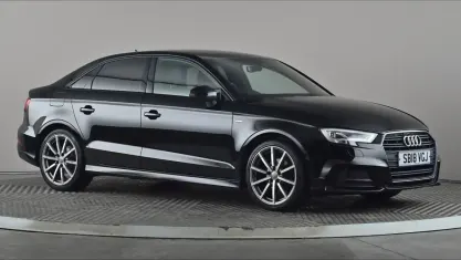 Used Audi A3 Black Edition 150 HP (110 kW) 2018 Black Sedan