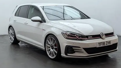 White Used 2018 VW Golf VII GTI Hatchback | £17,800 (Fair price)