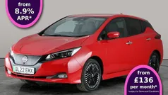 Red Used 2022 Nissan Leaf Tekna Hatchback | £10,668 (Fair price)