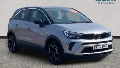 Used Vauxhall Crossland Elite 130 HP (95 kW) 2021 Grey SUV