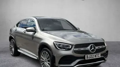 Used Mercedes E300 AMG line 306 HP (225 kW) 2022 Silver Coupe