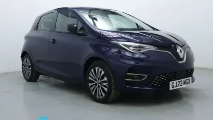 Usado Renault Zoe Techno 100 kW (136 CV) 2023 Azul Utilitario
