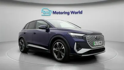 Used Audi Q4 e-tron S-Line 150 kW (204 HP) 2022 Blue SUV