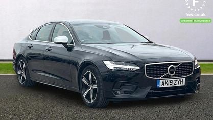 Begagnad Volvo S90 R-Design 190 HK (139 kW) 2019 Svart Sedan