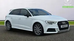 White Used 2018 Audi A3 Sportback Black Edition Hatchback | £17,699 (Fair price)
