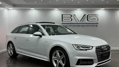 Usado Audi A4 S-Line 190 CV (139 kW) 2016 Blanco Familiar