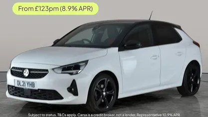 White/black Used 2021 Vauxhall Corsa SRi Hatchback | £9,434 (Fair price)