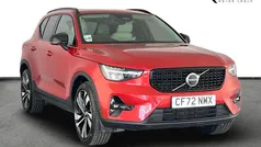 Fusion red Used 2022 Volvo XC40 Ultimate SUV | £32,995 (Fair price)