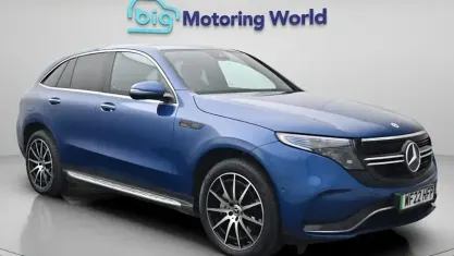 Used Mercedes EQC400 AMG line 300 kW (408 HP) 2022 Blue SUV