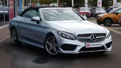 Silver Used 2017 Mercedes C250 AMG Line Premium Plus Cabriolet | £18,999 (Fair price)